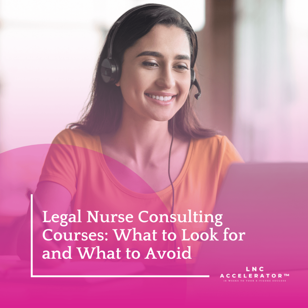 Legal Nurse Consulting Certification