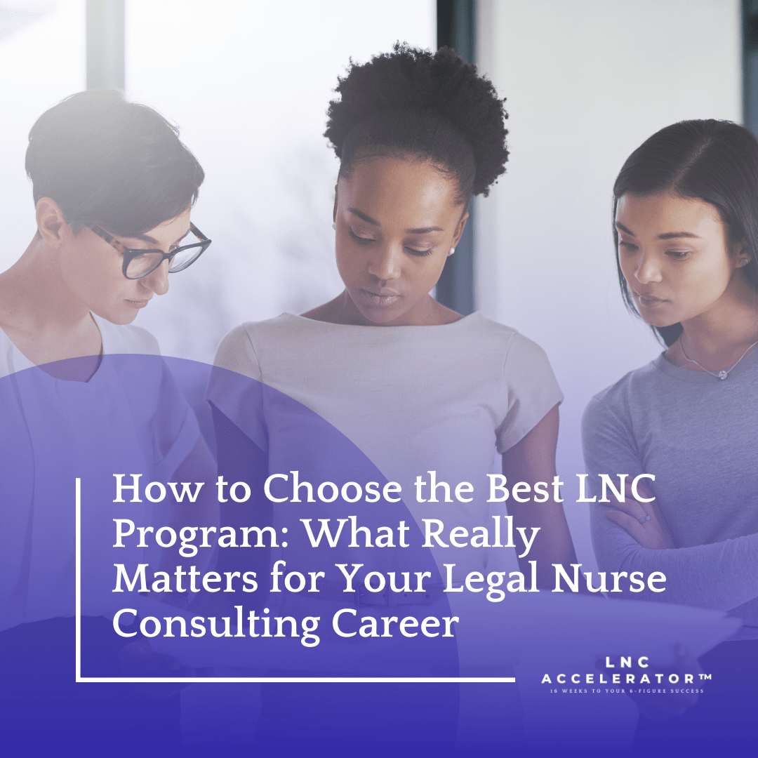 Legal Nurse Consulting Certification