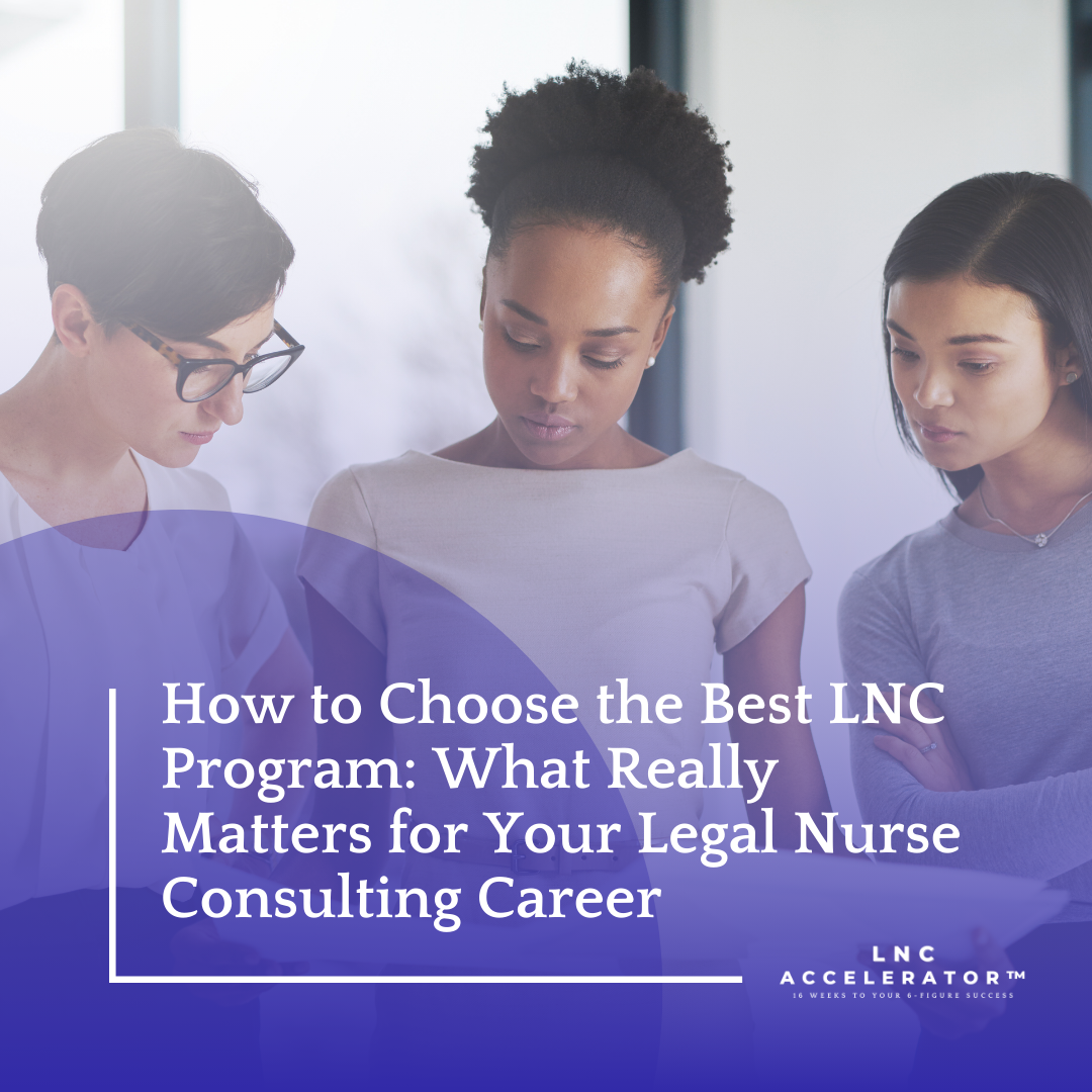 Choosing the best LNC program for your career